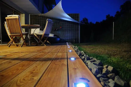 Terrassenbeleuchtung - Möglichkeiten, Einbauarten und Tipps