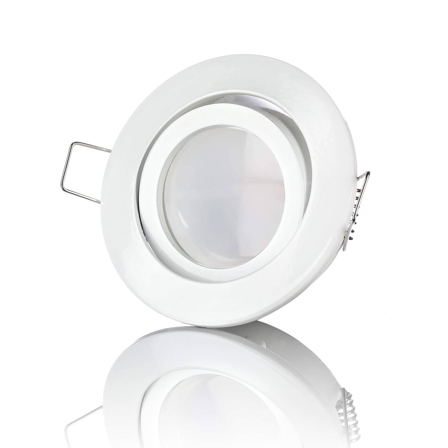 LED Einbaustrahler Flach - Weiß Rund 5W Dimmbar 120° - Rapid