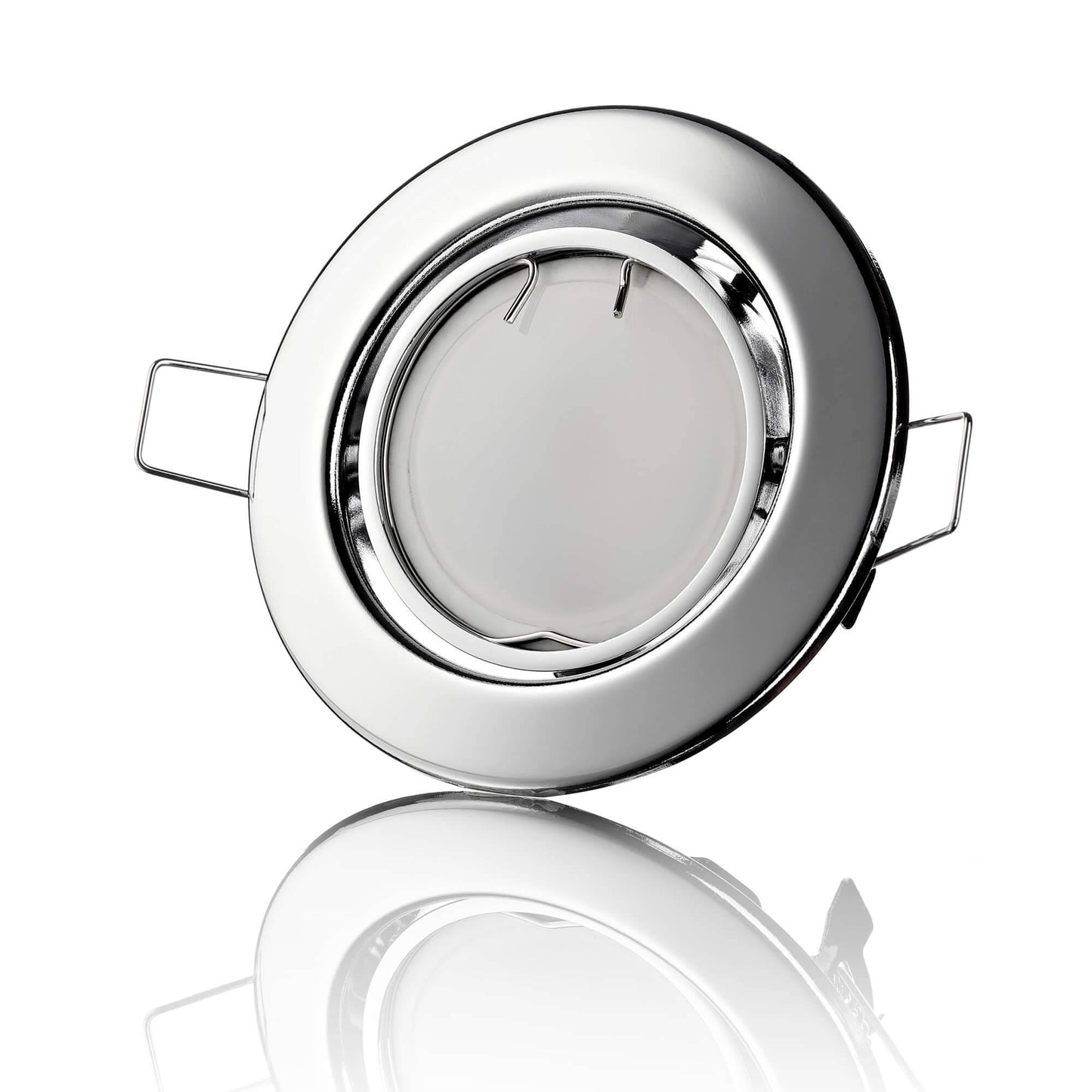 LED Einbaustrahler Flach - Chrom Rund 5W Dimmbar 120° - Classico