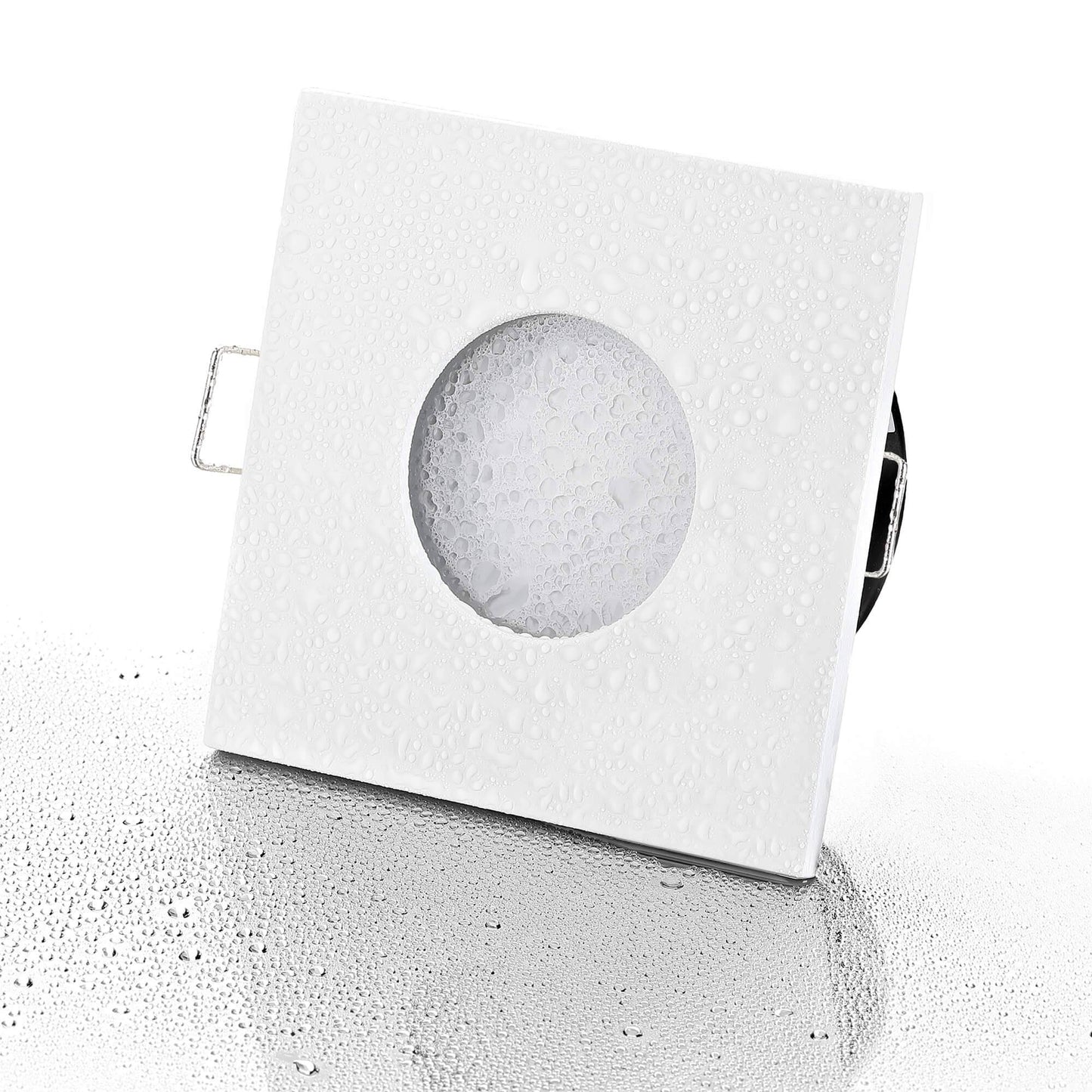 LED Einbaustrahler Flach IP65 - Weiß Eckig 5W Dimmbar 120° - Fora