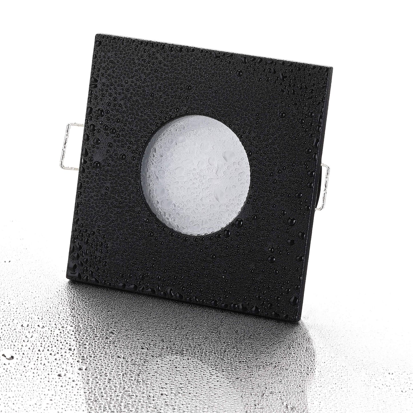 LED Einbaustrahler Flach IP65 - Schwarz Eckig 5W Dimmbar 120° - Fora