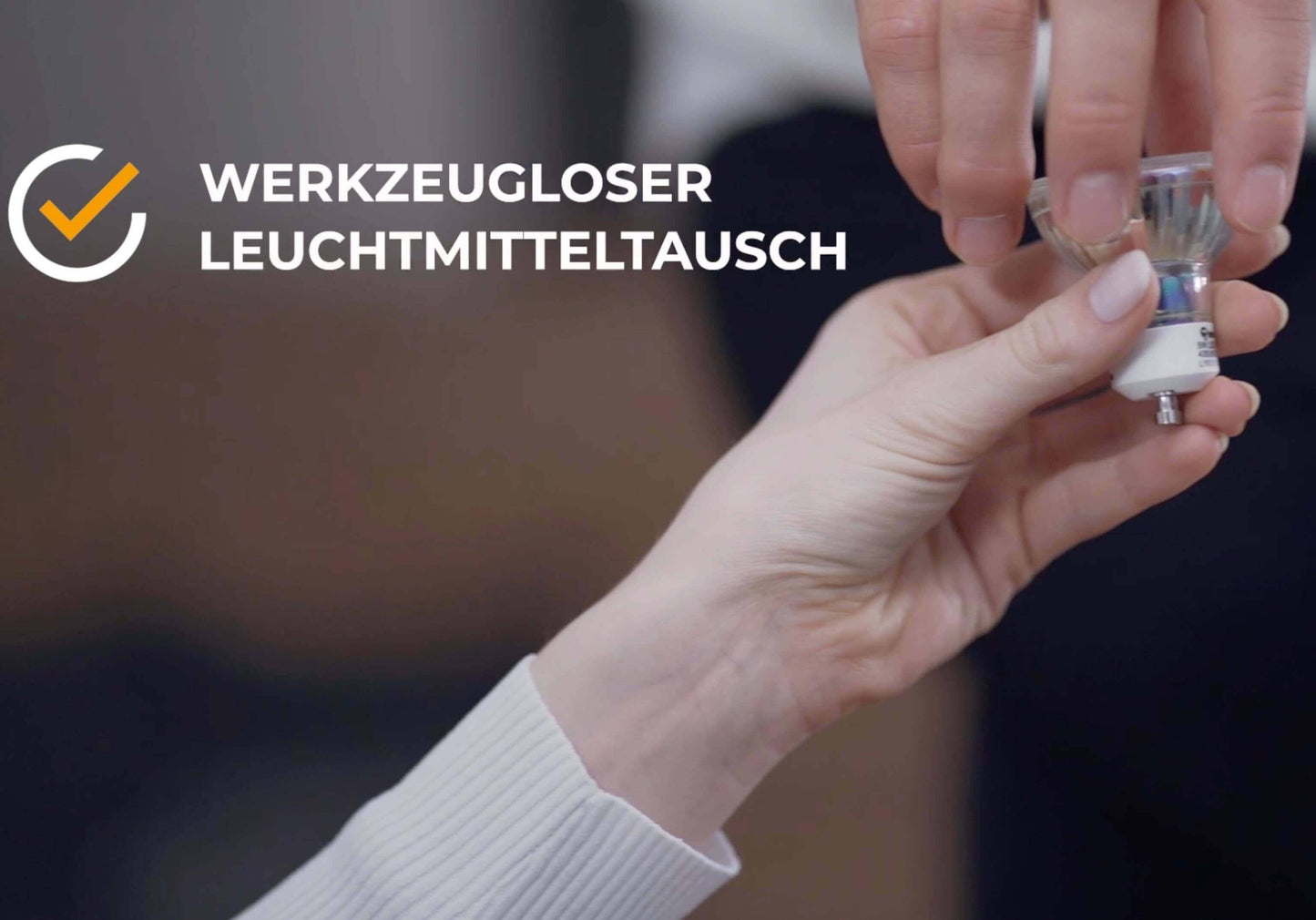LED Aufbaustrahler 230V Schwarz Rund - 5W GU10 LED - Glabo
