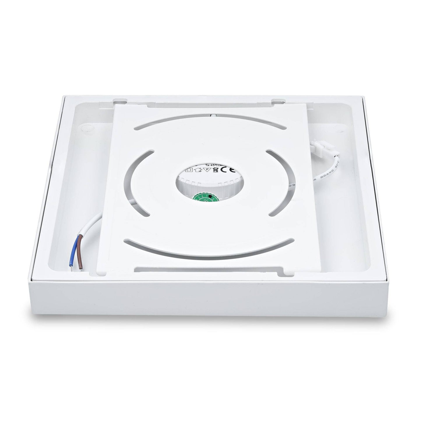 LED Deckenleuchte - Aufbauleuchte eckig 140 x 140 mm - 12W CCT