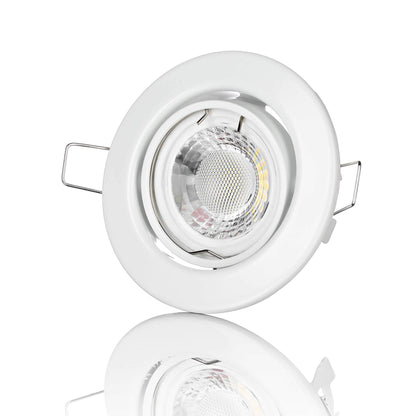 LED Einbaustrahler Dimmbar - Weiß Rund 5W GU10 LED - Classico