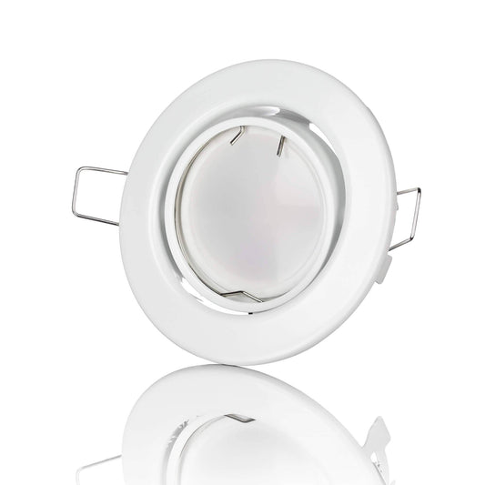 LED Einbaustrahler Flach - Weiß Rund 5W Dimmbar 120° - Classico