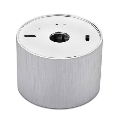 LED Aufbaustrahler Flach in Alu gebürstet 230V 5W Dimmbar - Pio