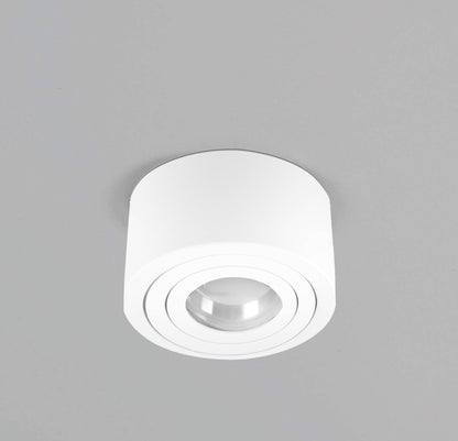 LED Aufbaustrahler IP44 Flach in Weiß Rund 230V 5W Dimmbar 120° - Tablo