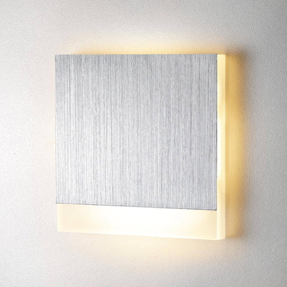 Treppenbeleuchtung - LED Wandeinbauleuchte Stripe in Alu Gebürstet - 230V 1,5W