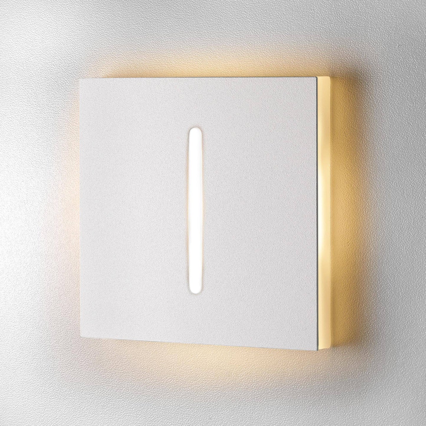 Treppenbeleuchtung - LED Wandeinbauleuchte Slide in Weiss - 230V 1,5W