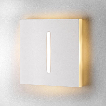Treppenbeleuchtung - LED Wandeinbauleuchte Slide in Weiss - 230V 1,5W