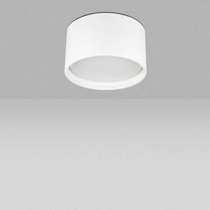 Flache Aufbauleuchte in Weiß rund inkl. LED GX53 6W Dimmbar - Mira