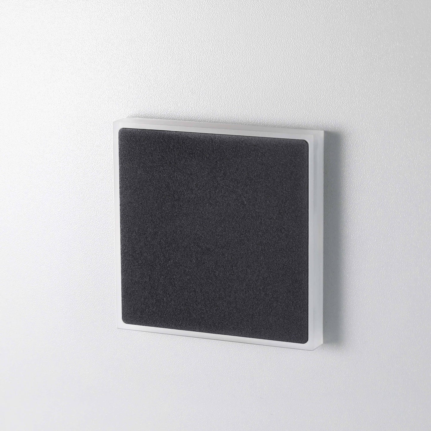 Treppenbeleuchtung - LED Wandeinbauleuchte in Schwarz quadratisch - 230V 1,5W