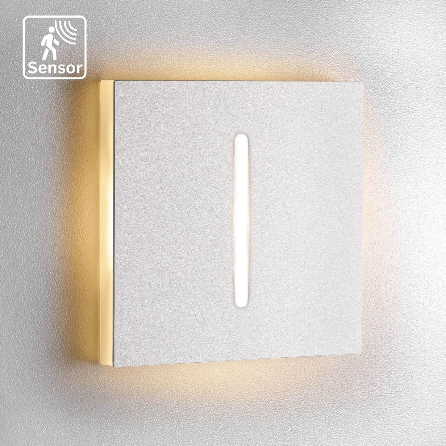 Treppenbeleuchtung mit Bewegungsmelder Slide in Weiss - 230V 1,5W LED