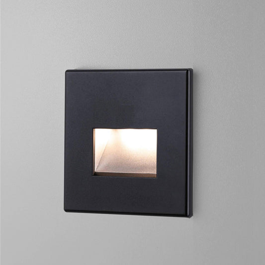 Wandeinbauleuchte - LED Treppenbeleuchtung Cut in Schwarz - 230V 1,5W CCT