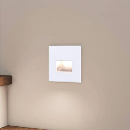 Wandeinbauleuchte - LED Treppenbeleuchtung Cut in Weiß - 230V 1,5W CCT