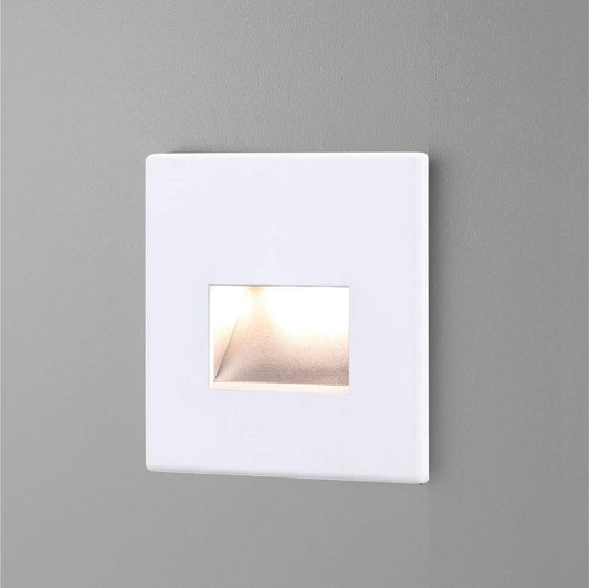 Wandeinbauleuchte - LED Treppenbeleuchtung Cut in Weiß - 230V 1,5W CCT