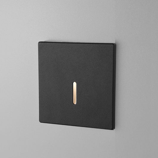 Wandeinbauleuchte - LED Treppenbeleuchtung Line in Schwarz - 230V 1,5W CCT