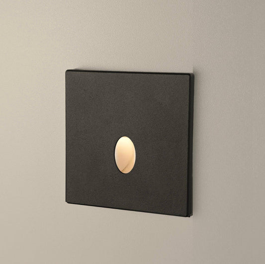 Wandeinbauleuchte - LED Treppenbeleuchtung Blob in Schwarz - 230V 1,5W CCT