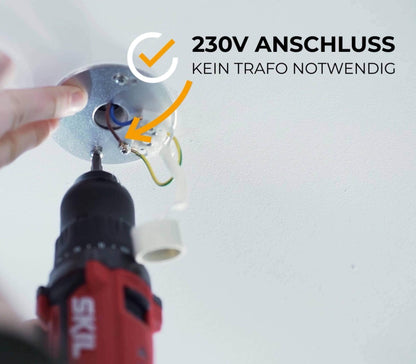 LED Aufbaustrahler IP44 Weiß Rund - 5W GU10 230V - Lavabo