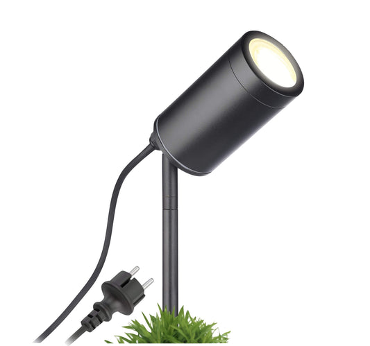 Gartenstrahler mit Erdspieß IP67 inkl. LED GU10 5W 230V