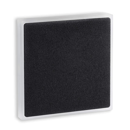 Treppenbeleuchtung mit Bewegungsmelder in Schwarz quadratisch - 230V 1,5W LED