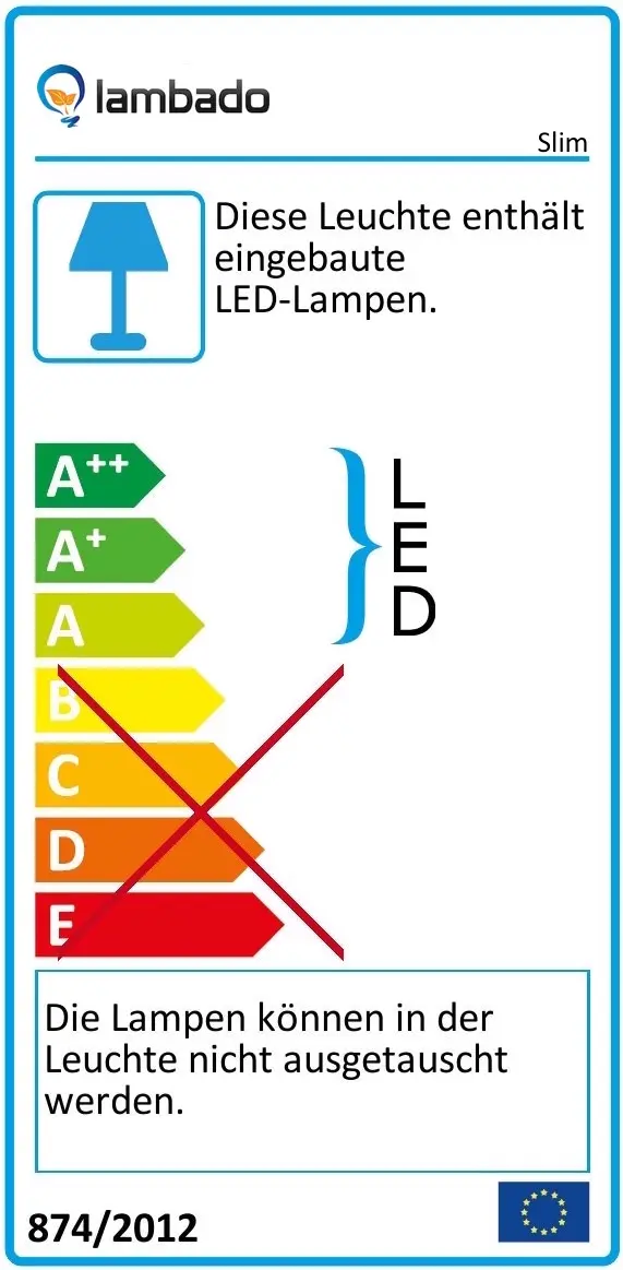 LED Wandleuchte Up&Down Außenwandleuchte Anthrazit - Slim